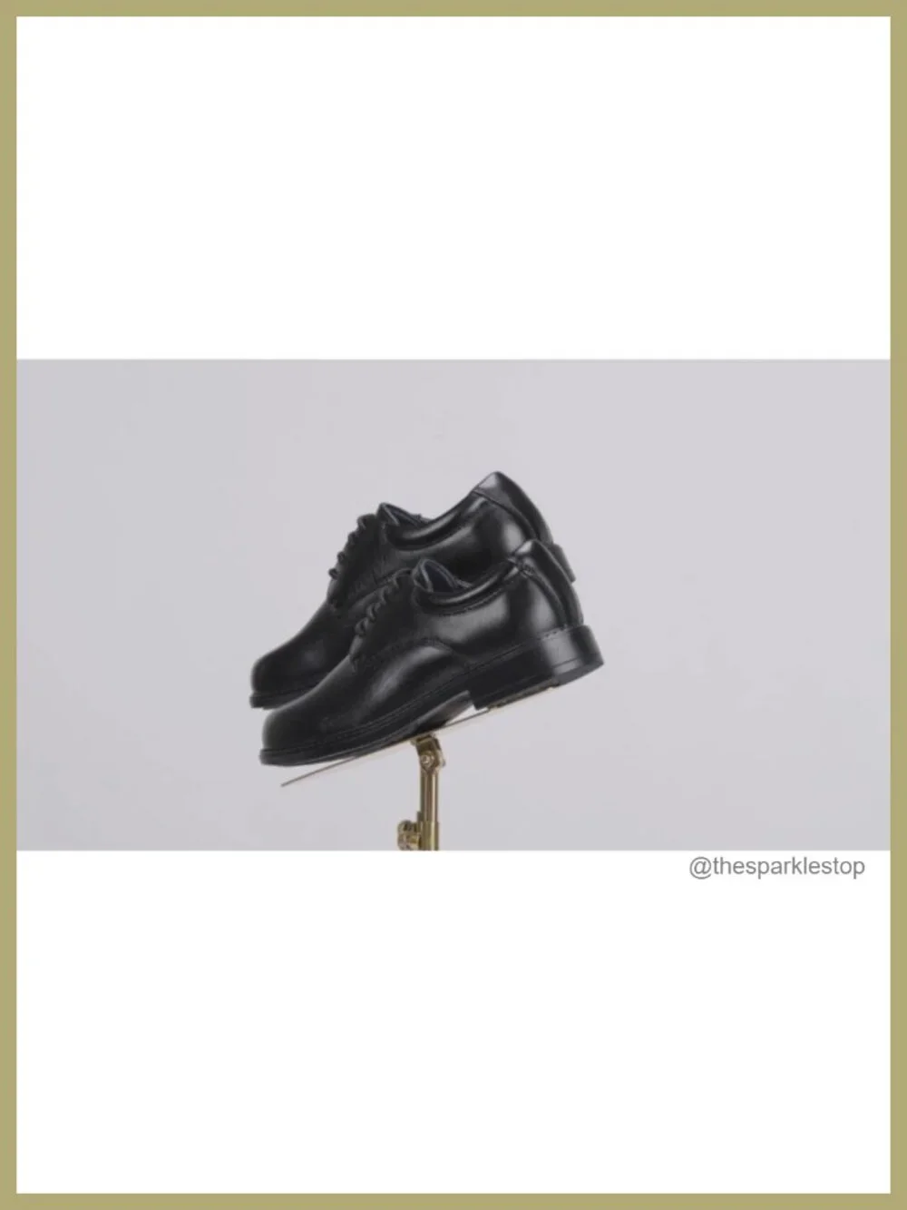 Faux Leather Boys Oxfords Dress Shoes Lightweight Chunky Sole Lace-Up